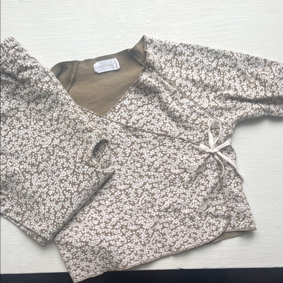 Jamie Kay Floral 1YR Matching Set - tan green SADIE - Picture 2 of 3